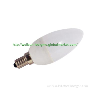 led candle light E14 clear cover high brightness